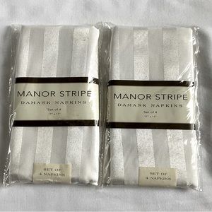BROWNSTONE GALLERY Manor Damask Napkins